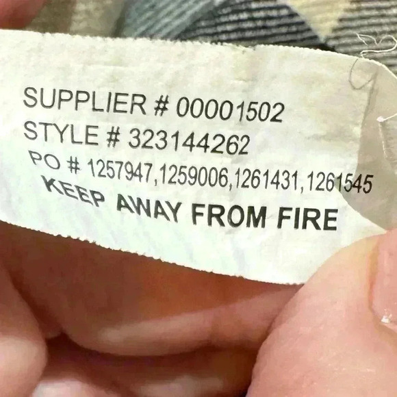 Polo by Ralph Lauren Black Cream Check Flannel Size XL 18-20 - Picture 6 of 7